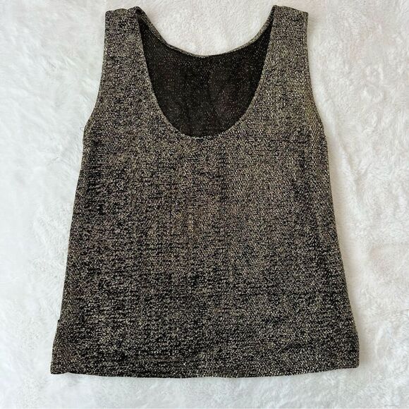 MANI VINTAGE Glamorous Black & Gold Blazer Jacket Set size 40/6 (145) - Picture 15 of 16